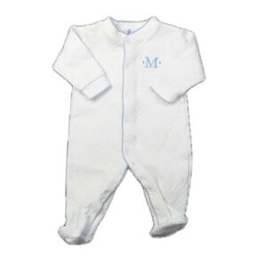 Nellapima Boys White | Blue Long Sleeve Outfit size: 3-6 Months
